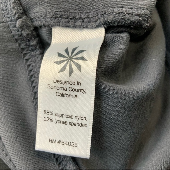 Athleta Dark Gray Wide Leg Athletic Leisure Leggings. Women size M. - Picture 6 of 7